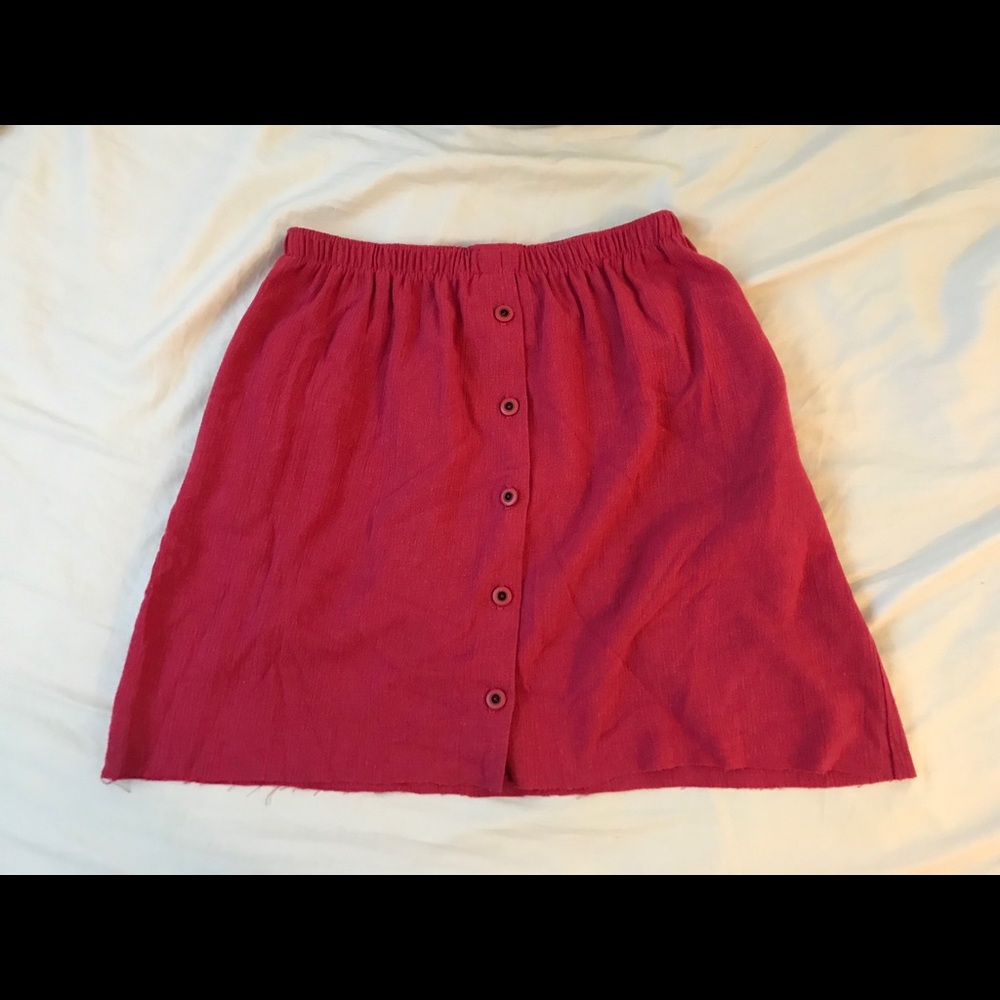 Flowey pink skirt